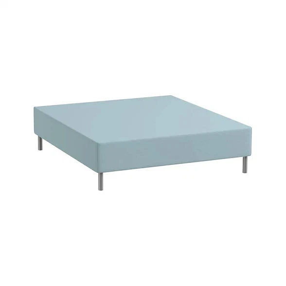Stræklagen 180x200 - Premium Jersey - 100% Bomuld - Dust Blue - Luna Denmark