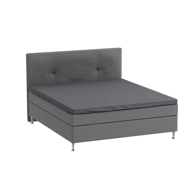 Kuvertlagen 90x200 cm - Anthrazite - Bomuldssatin - ProSleep