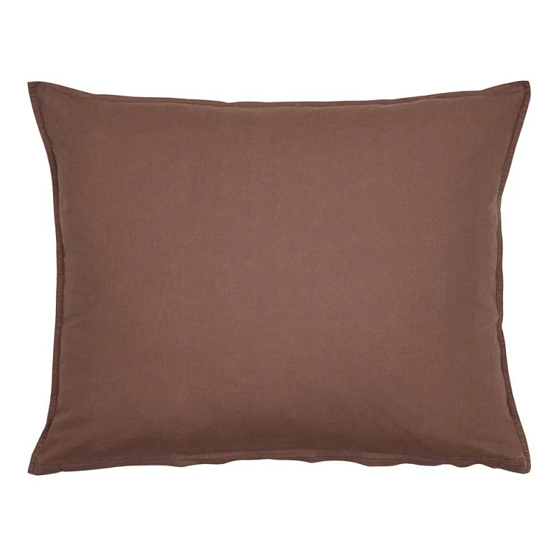 Pudebetræk 50x70 cm - stonewash - Brun - Luna Denmark