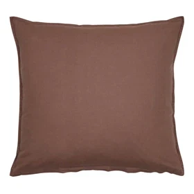Pudebetræk 80x80 cm - stonewash - Brun - Luna Denmark