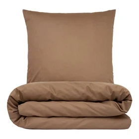 Bambus sengetøj 140x200 cm - Mørk taupe - NATURE by Luna Denmark