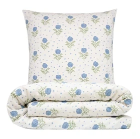 Sengetøj 140x200 cm - bomuldsflonel - Emma - Luna Denmark