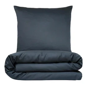 Sengetøj 140x200 cm - Bambus - anthracite - NATURE by Luna Denmark