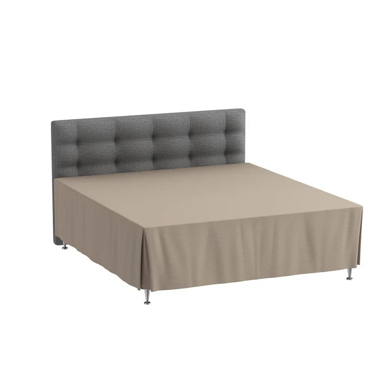 Kappelagen 210x210 cm - Sand - Bomuldssatin - ProSleep