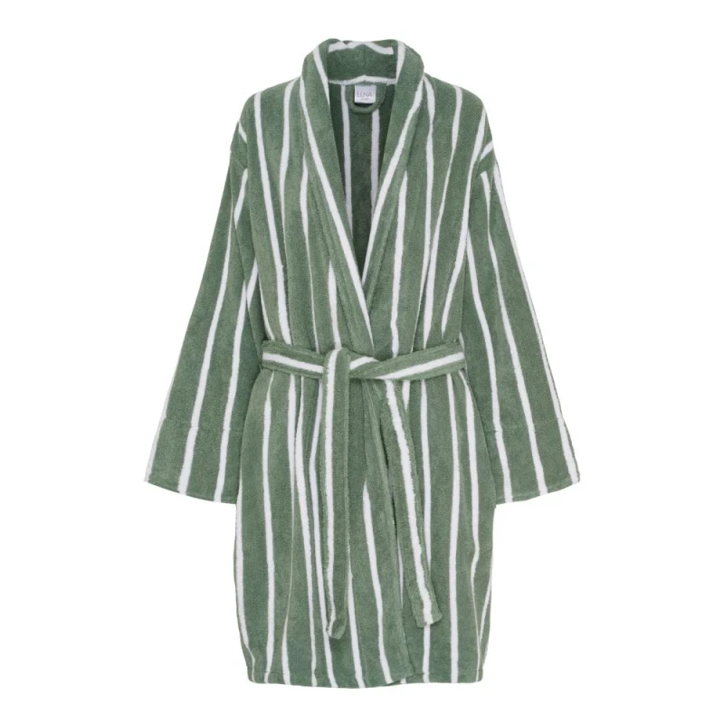 Bambus Badekåbe - M/L - Grøn - Prima