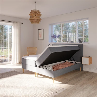 Supreme by Luna Denmark - Boxmadras m/ opbevaring - 80x200 