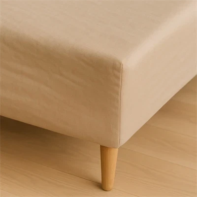 Boxlagen 100x200 cm - bomuldssatin - Soft feel - sand - ProSleep