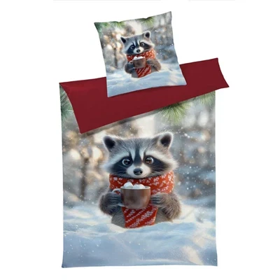 Julesengetøj 140x200 cm - bomuld - Cacao - Luna Denmark