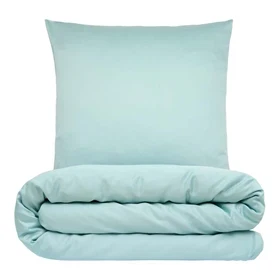 Sengetøj 140x200 cm - Bambus - lys blå - NATURE by Luna Denmark