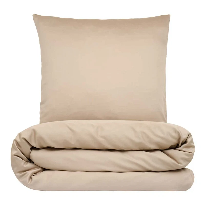 Sengetøj 140x200 cm - Bambus - taupe - NATURE by Luna Denmark