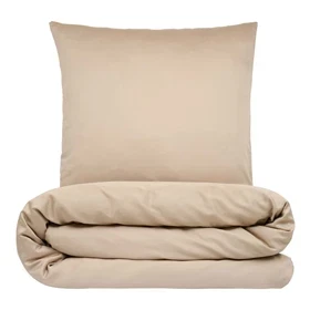 Sengetøj 140x200 cm - Bambus - taupe - NATURE by Luna Denmark