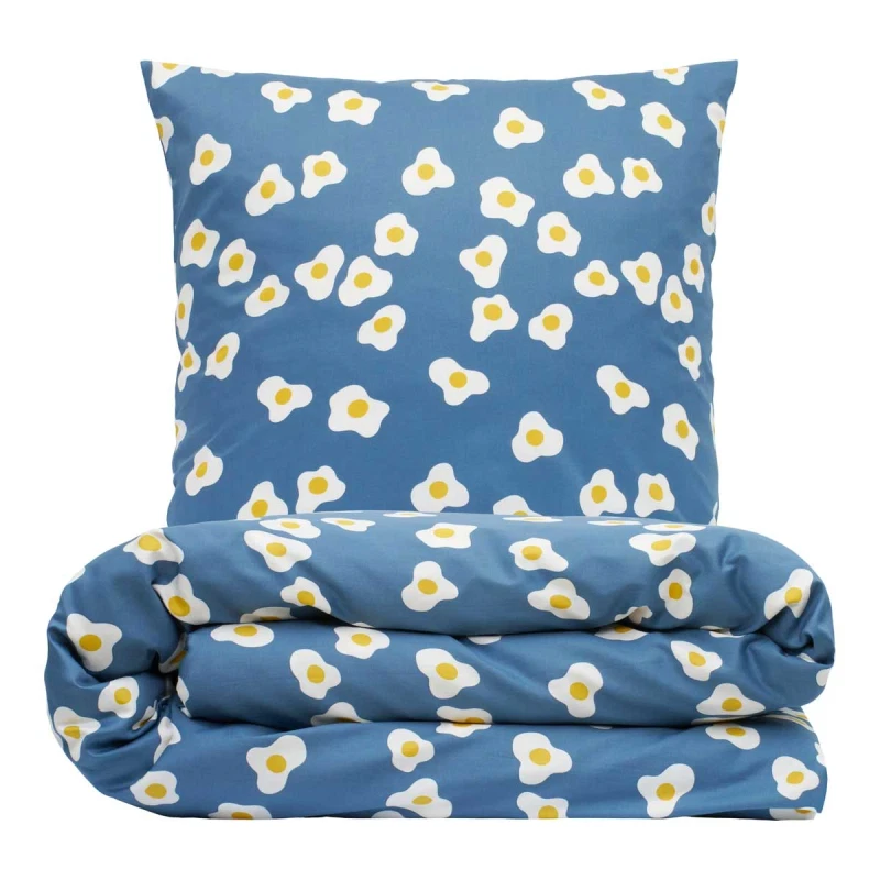 Sengesæt 140x200 cm - bomuldssatin - Breakfast - Luna Denmark