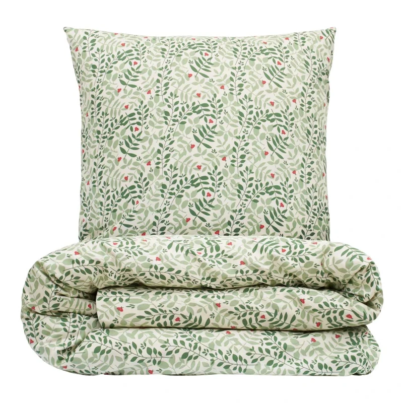 Sengesæt 140x200 cm - bomuldssatin - Mariehøne - Luna Denmark