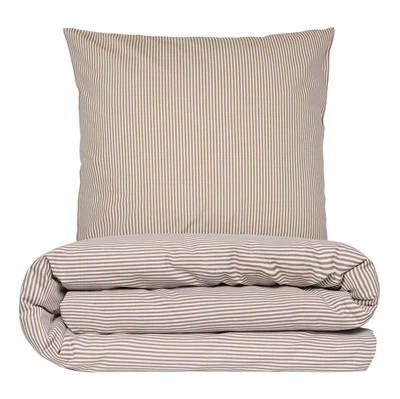 Sengesæt 240x220 cm - Viggo - lys brun - Luna Denmark