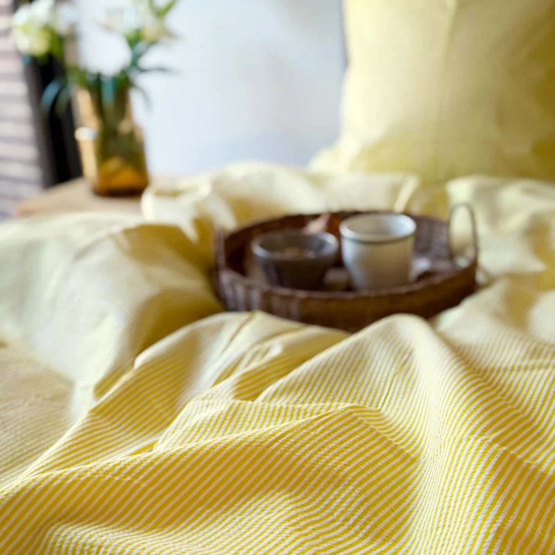 Sengesættet fra Luna Denmark har et flot stribet design