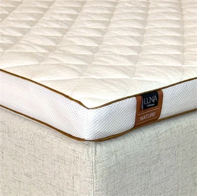 Nature Topmadras 80x200 cm - Latex - Bambus betræk - Luna Denmark