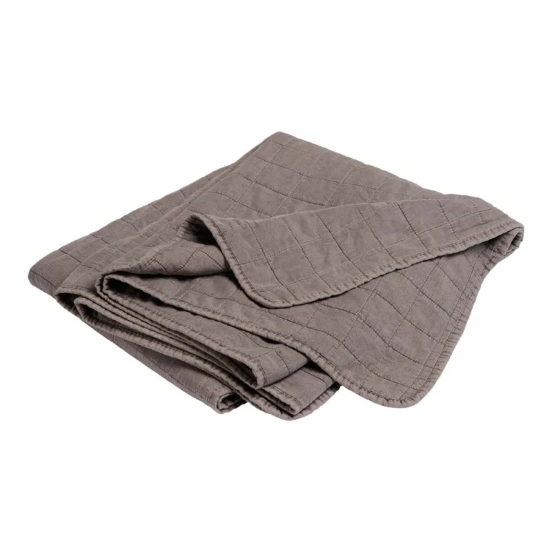 Vattæppe - 130x180 cm - Gunhild - Stonewashed - Taupe - 2. sortering