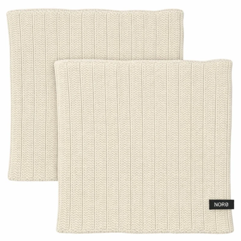 Karklude - creme - 2 stk. - Norø