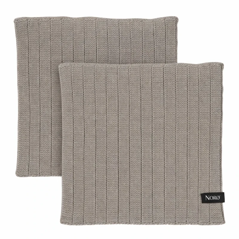 Karklude - grå - 2 stk. - Norø