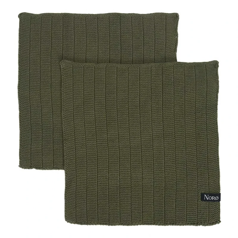 Karklude - oliven - 2 stk. - Norø