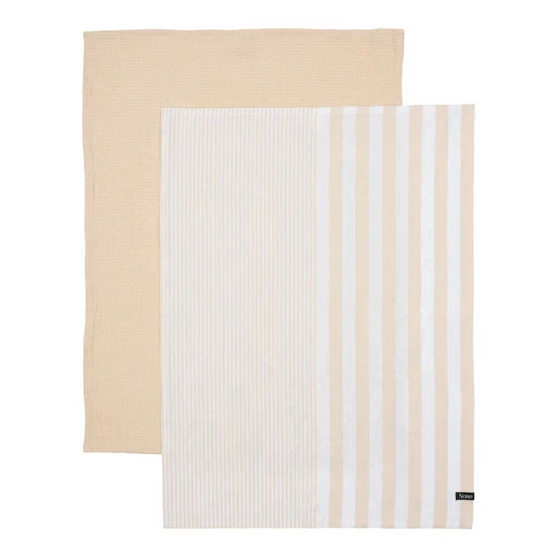 Norø viskestykker 2-pak creme