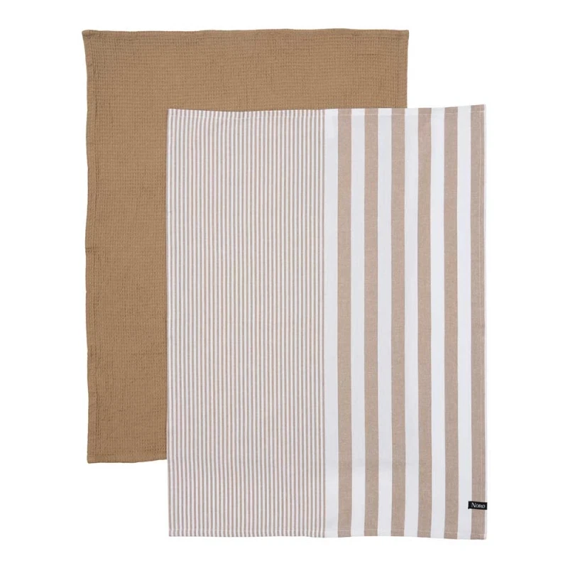 Norø viskestykker 2-pak taupe