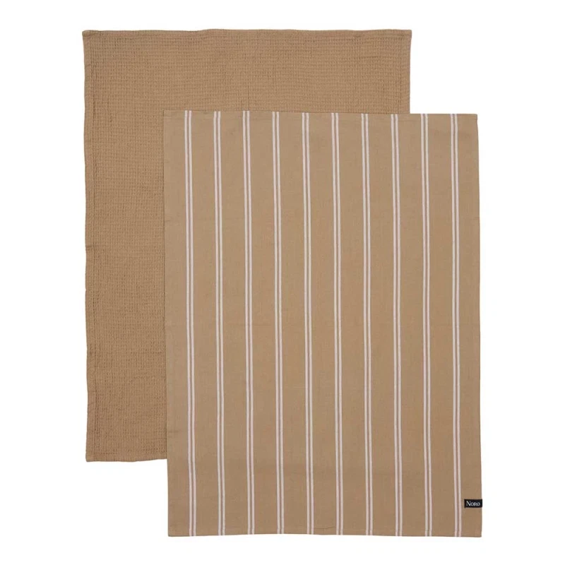 Norø viskestykker 2-pak taupe