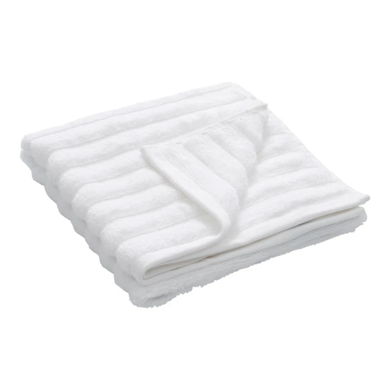 Bambus håndklæde 50x100 cm - Zero twist - hvid - Prima