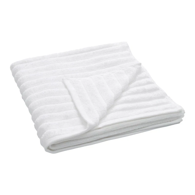 Bambus badehåndklæde 70x140 cm - Zero twist - hvid - Prima