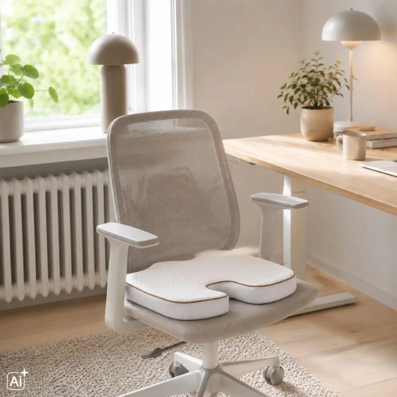 Ergonomisk siddepude 45x36 cm - memory skum - Luna Denmark