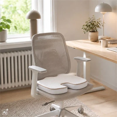 Ergonomisk siddepude 45x36 cm - memory skum - Luna Denmark