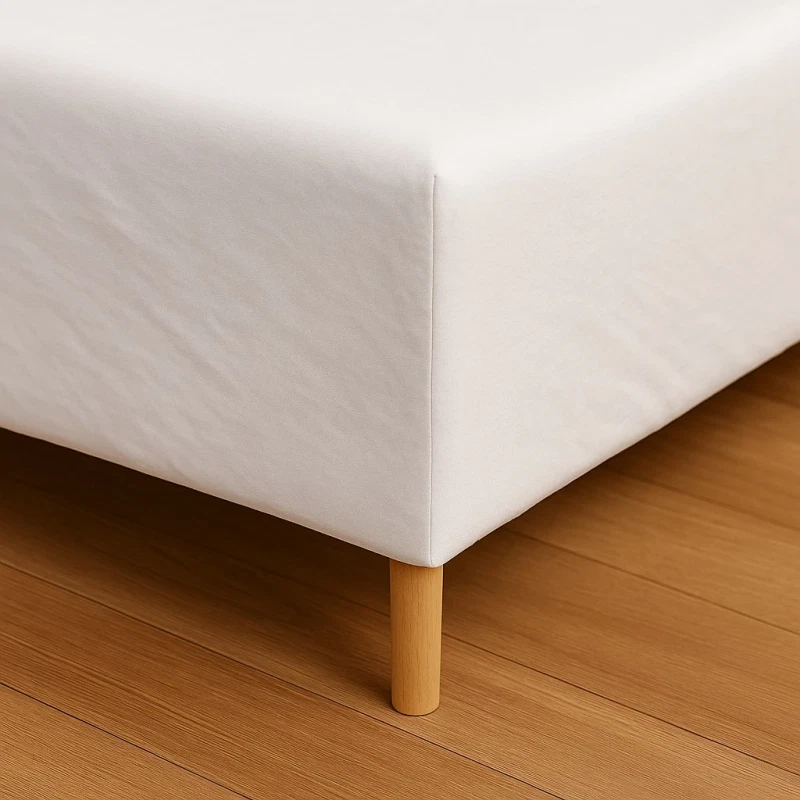 Stræklagen 140x200 - premium jersey - Bio Polish Cotton - hvid - Luna Denmark